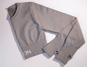 Copy of Crop Top Kyon Long Sleeve - Grey
