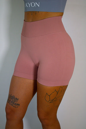 Scrunch Shorts - Midnight Pink