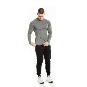 Fitted Long Sleeve - Grey - Kyon Apparel