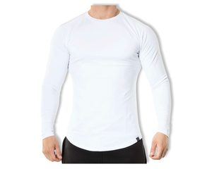 Fitted Long Sleeve - White