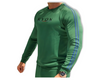 Harka Sweatshirt - Green/ Blue Stripe