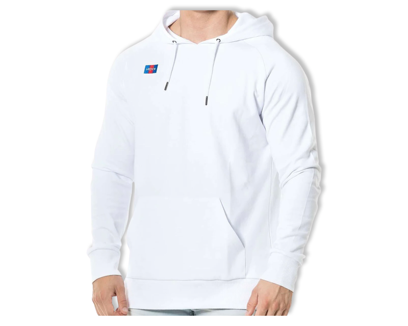 Fitted Hoodie - White