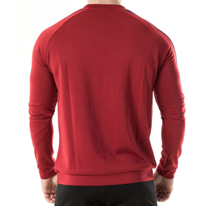 Harka Sweatshirt - Red/ Blue Stripe
