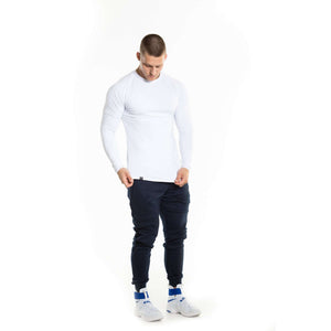 Fitted Long Sleeve - White - Kyon Apparel